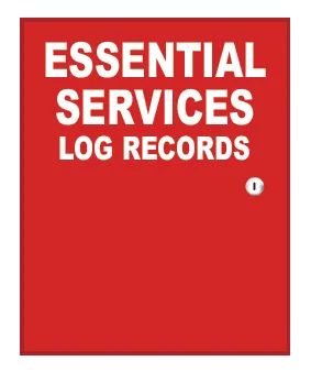 Essential Services Log Records Cabinet