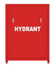 Twin Head Hydrant Cabinet