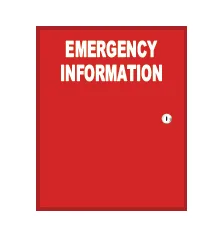 Emergency Information Cabinet