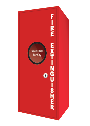 Fire Extinguisher Cabinet  Night Latch Cabinet