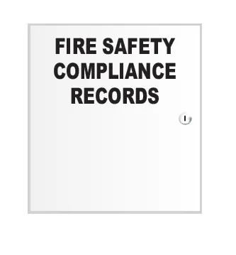 Fire Safety Compliance Records Cabinet