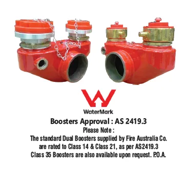 Dual Booster Bottom Entry 100mm R/G