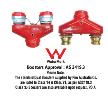 Dual Booster Rear Entry 100mm R/G