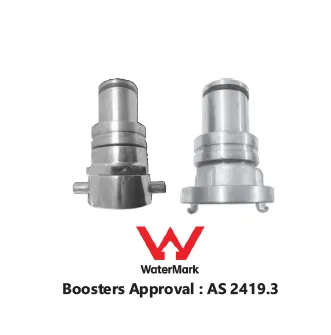 Single Inlet Booster  Stainless Steel 80mm R/G