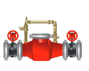 100mm Single Detector Check Valve Assembly