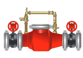 150mm Single Detector Check Valve Assembly