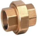 F/F Barrel Union  Brass