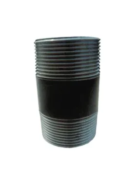 Barrel Nipples  Black Wrought Steel