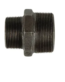 Nipples Hexagon Reducing  Black Wrought Steel