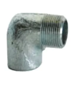 Bends Male X Female BSPT 90 Deg  Gal Wrought Steel