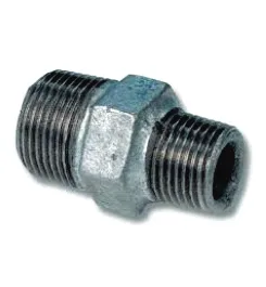 Nipples Hexagon Reducing  Gal Wrought Steel