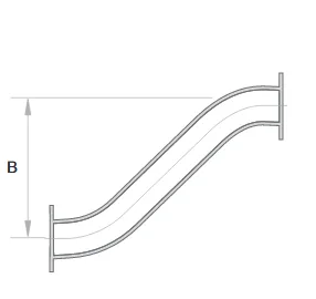 Elbows 45 Deg. Gooseneck Flanged Table E