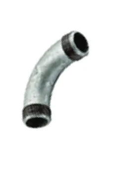 Bends 90 Deg Male X Male Gal Mal Iron BSP