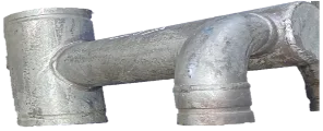 150mm Rear Entry Tank Suction Manifold Roll Grooved