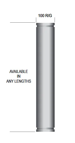 Riser Galvanized 100 mm Roll Grooved