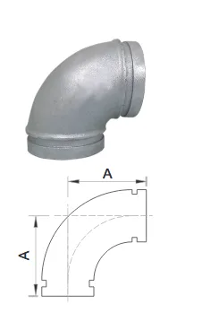 Elbow 90 Grooved  Gal