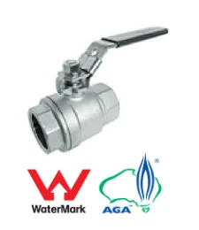 DR Brass F/F Dual Approved W/mark & AGA Ball Valve C/W Lockable Lever