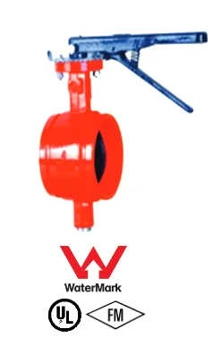 Butterfly Valve Grooved DI (300 PSI) Lever Operated-UL/FM Approved