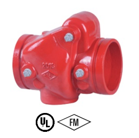 Grooved Resilient Swing Check Valve DI (300 PSI)-UL/FM Approved