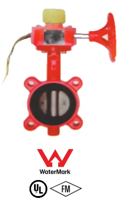 Lugged Butterfly Valve DI (300 PSI) Gear Operated with Tamper Switch-UL/FM Approved