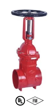 OS&Y Grooved Resilient Seat Gate Valve(300 PSI)-UL/FM Approved