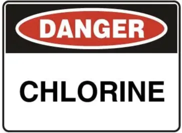 D 118 — DANGER - CHLORINE