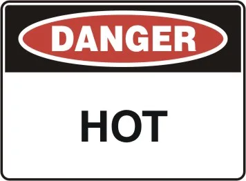 D 129 — DANGER - HOT