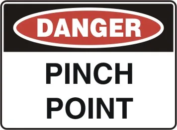 D 188 — DANGER - PINCH POINT