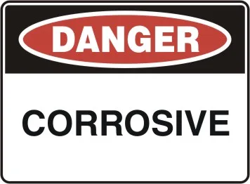 D 199 — DANGER - CORROSIVE