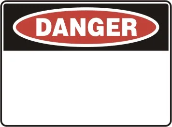 D 200 — DANGER - BLANK