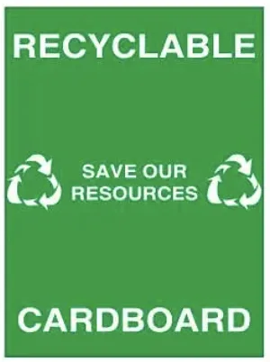 EC 09 — RECYCLABLE - SAVE OUR RESOURCES - PLASTIC
