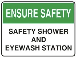 SA 04 — ENSURE SAFETY - SAFETY SHOWER AND EYEWASH STATION